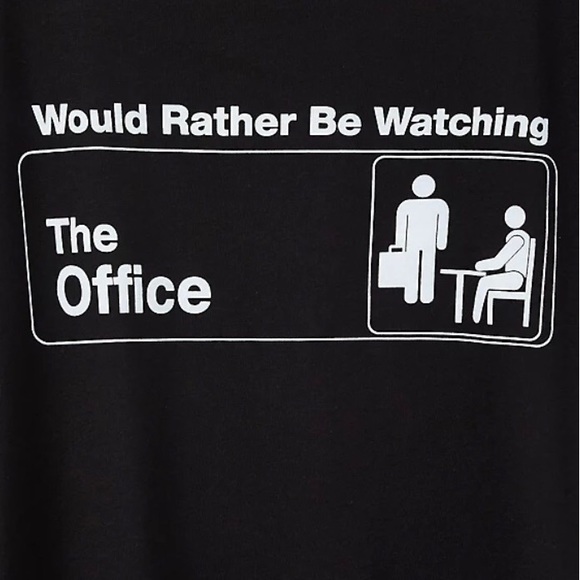 Torrid The Office TV Show SLIM FIT CREW TEE - BLACK - Picture 2 of 13